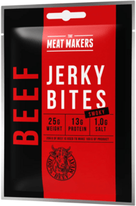 The Meat Makers Beef Jerky Bites Smoky 25g