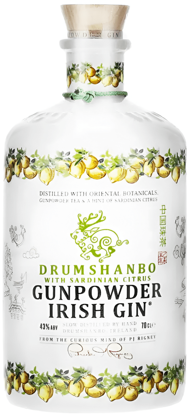 Drumshanbo Gunpowder Irish Gin Sardinian Citrus Edition ceramic bottle Gin Bondston