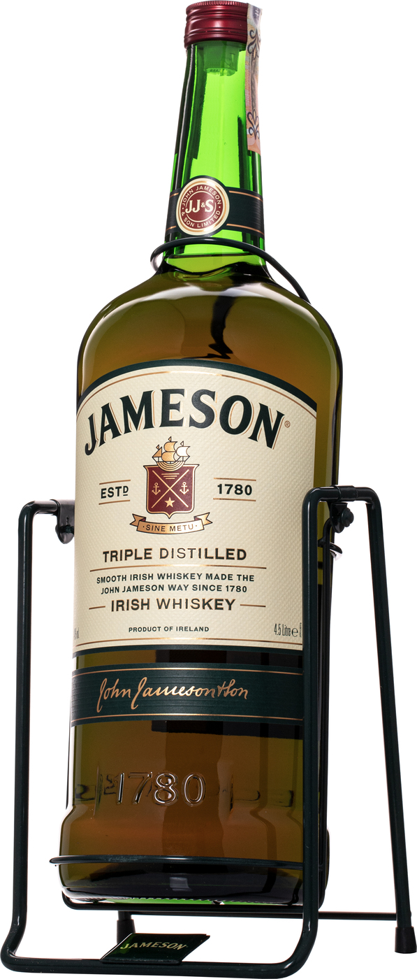 Jameson in a 4.5l cradle Irish Blended Whiskey Bondston