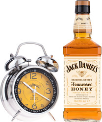 Jack Daniel&#039;s Honey + budík