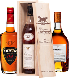 Bundle Lautrec VSOP + Godet VSOP Original + Polignac VSOP
