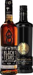 Set Black Tears Dry Spiced Rum + Puerto de Indias Pure Black Edition