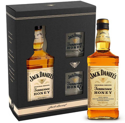 Jack Daniel&#039;s Honey s 2 sklenicemi