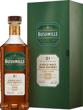 Bushmills 21 Year Old Three Wood - Irish Single Malt Whiskey