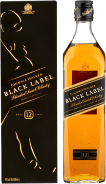 Johnnie Walker Black Label 12 Year Old in Gift Box - Scottish