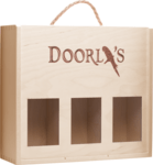 Doorly&#039;s drevená kazeta na 3 fľaše