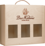 Dos Maderas dřevěná kazeta na 3 láhve