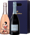 Le Contesse gift box for 2 bottles - blue colour